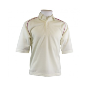 Maroon piping T-shirt